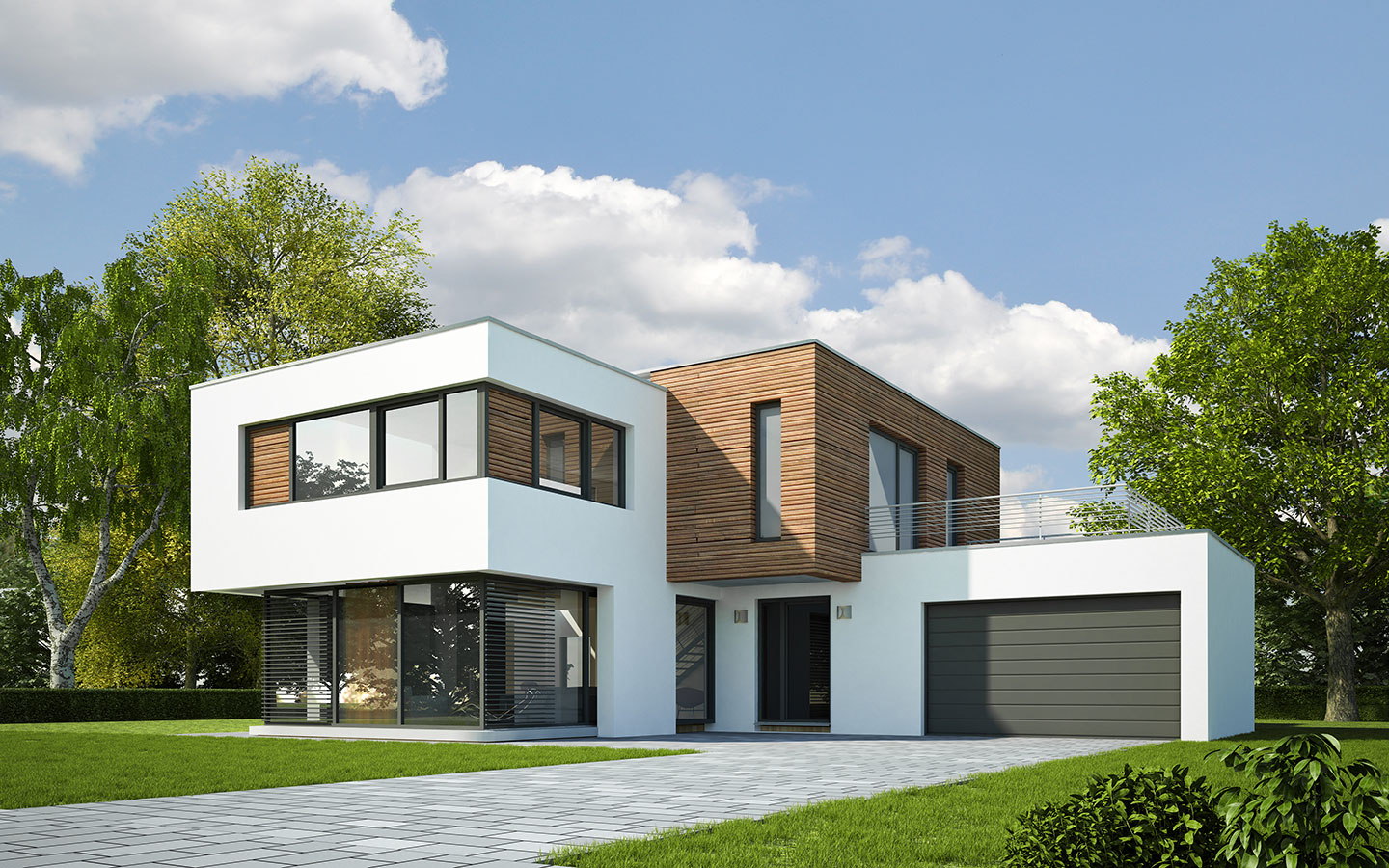 Premium residence at dusk